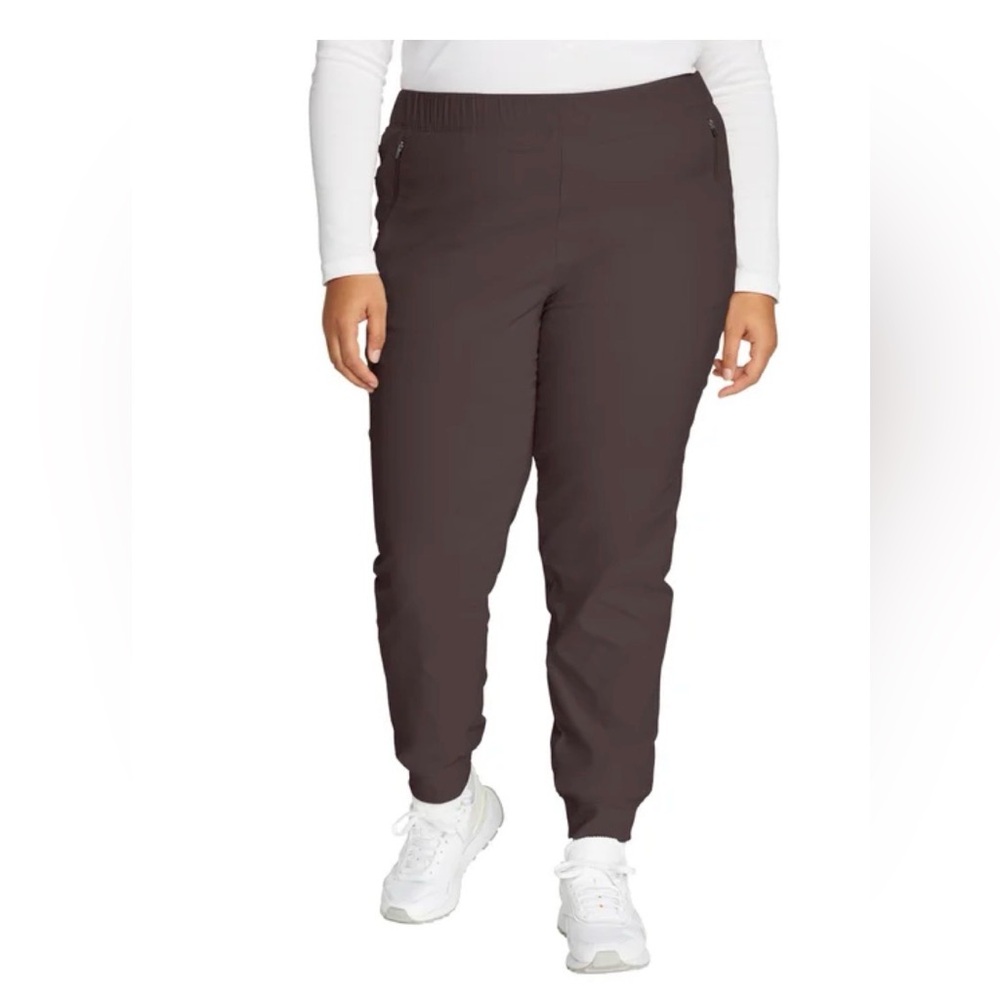Eddie Bauer Women's Brown Fleece Lined Jogger